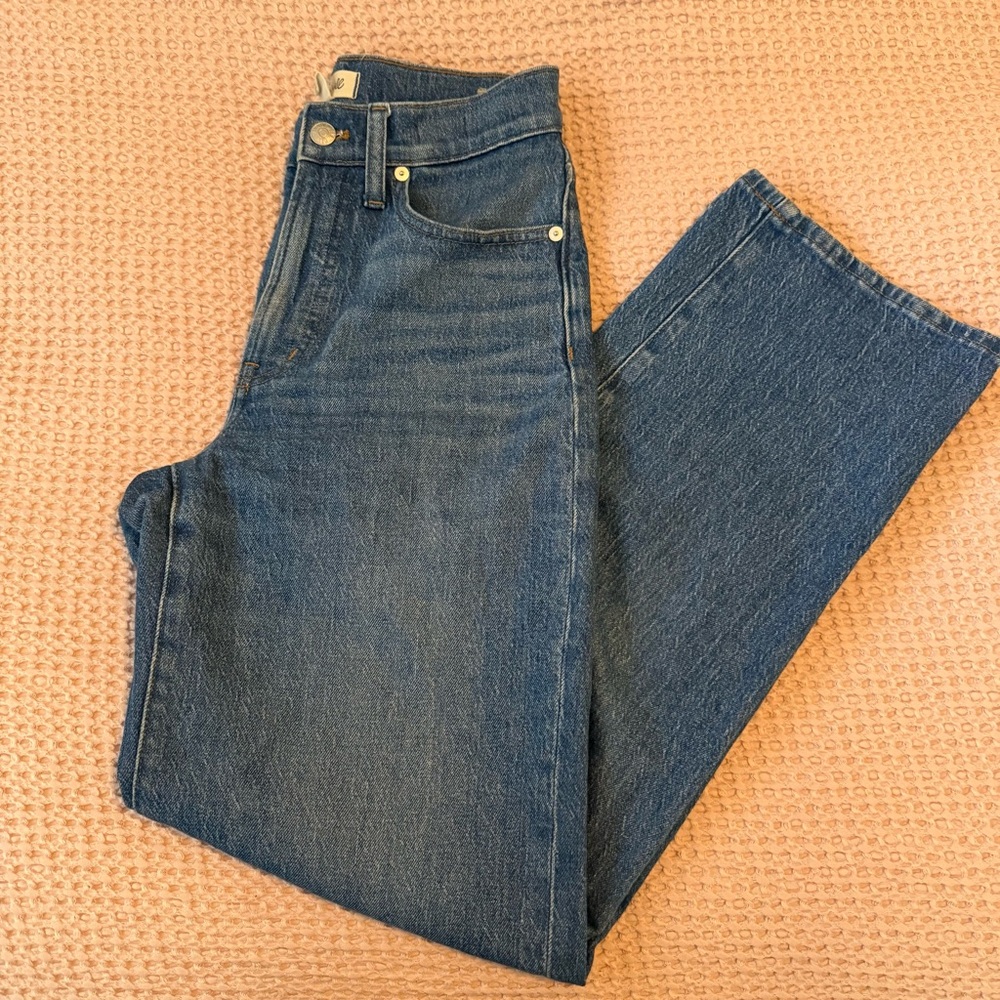 Madewell The Perfect Vintage Wide-Leg Jeans in Harvey Wash Size 24 - Picture 7 of 12